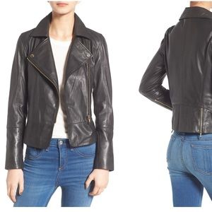Ted Baker London Black Leather Jacket